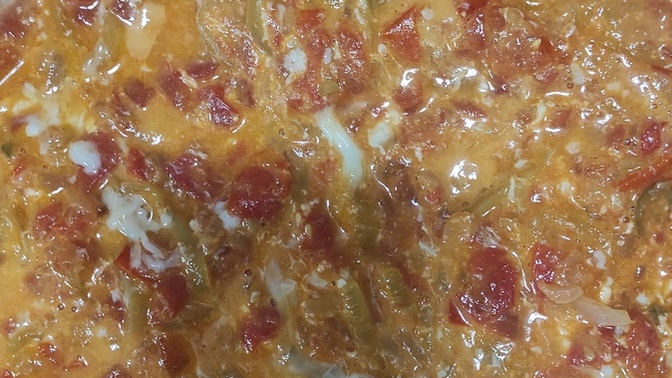 Sabah sabah menemen yaptım. Nasıl görünüyor?