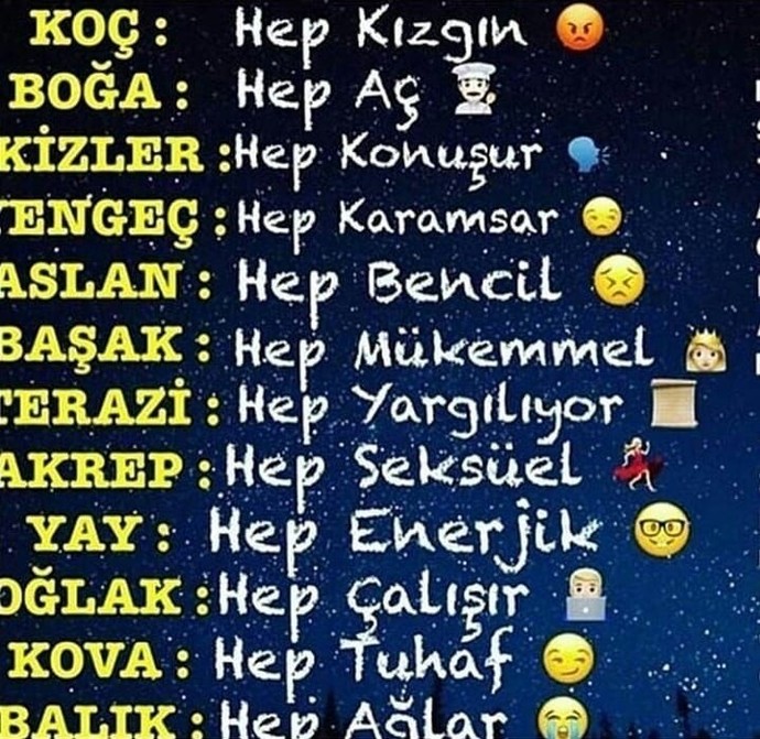 Burcuna göre sen hep nasılsın?