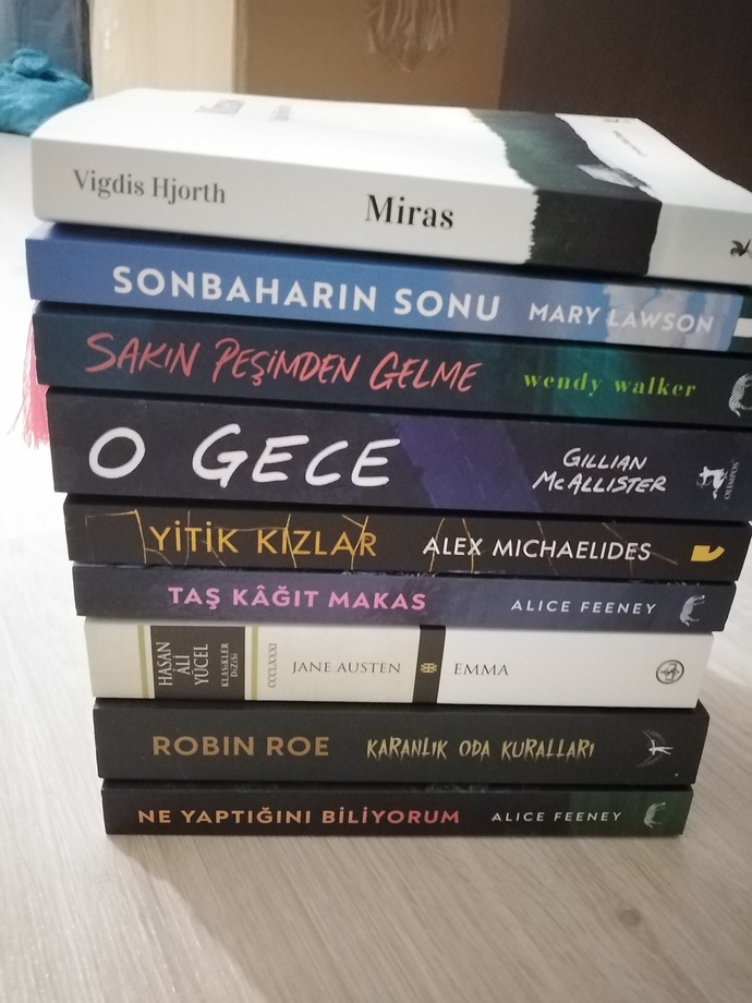 En son hangi kitapları aldınız?