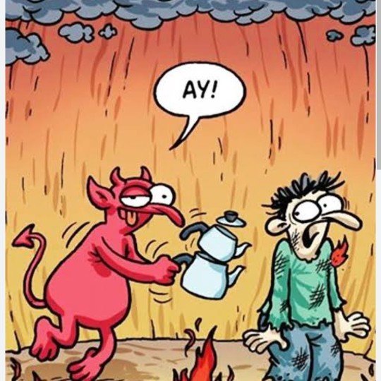 Cehenneme düşseniz ilk sözünüz ne olur?