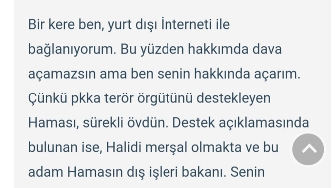 Bu nasıl bir üslup böyle? Beni tehdit eden bu kişiye karşı ne yapmalıyım? Yardım edin?