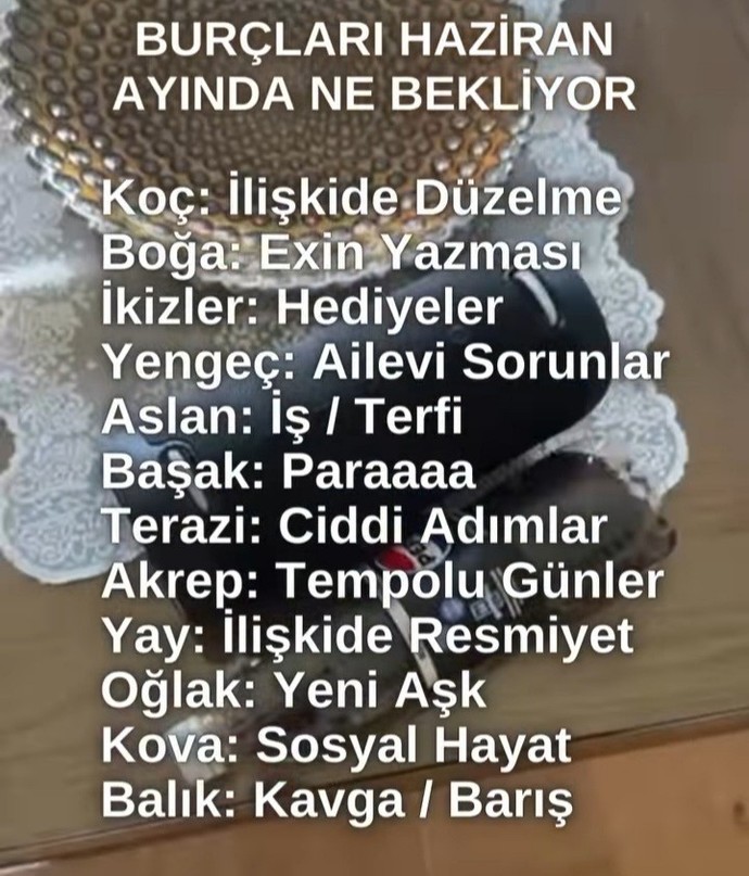Burçları Haziran ayında ne bekliyor?