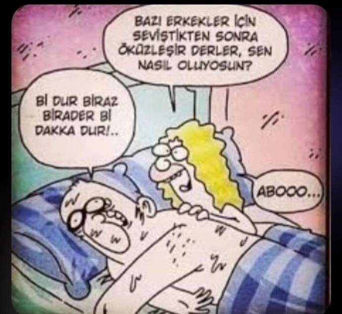 Bu erkek kişisi cinsel ilişkiden sonra öküzleşir diyorlar; siz peki nasıl oluyorsunuz?