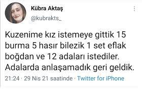 Sevgilinizle evlenmeye karar verdiniz ailesi bunları istedi, tepkiniz ne olur?