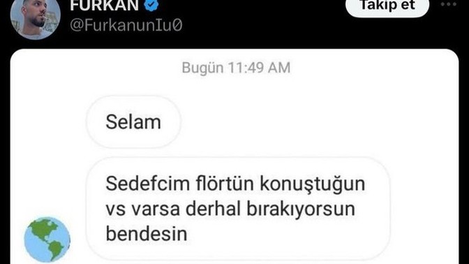Söyle mesajım yok mu?