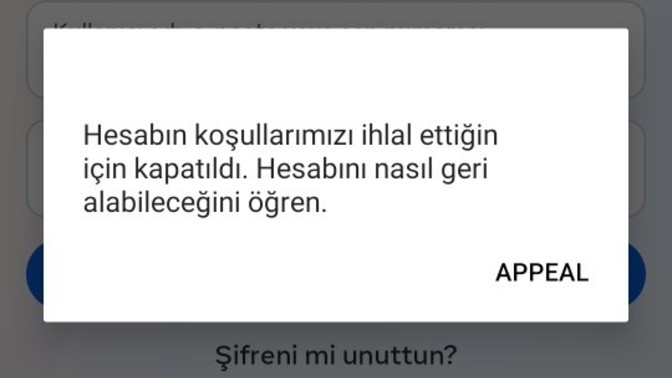 Ark bıktım uygulamayı silmem gerekti sildim şifremi yazdim böyle oldu nasıl çözerim?