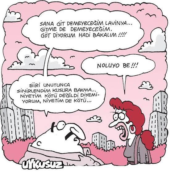 Hiç birine gitme dedin mi?