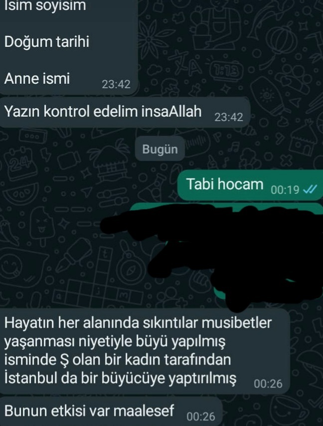 Ortamda fal baktıkların oldu mu?