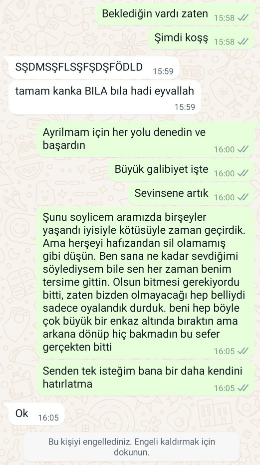 Engel attım ama çok özlüyorum ne yapmam lazım?