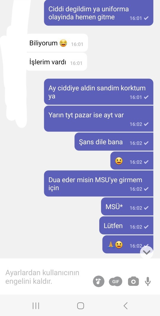 Adama saka yapayım dedim burnumdan getirdi bilerek sinav oncesi strese sokuyor aonra alinma diyor ne yapmali sinirim bozuldu?