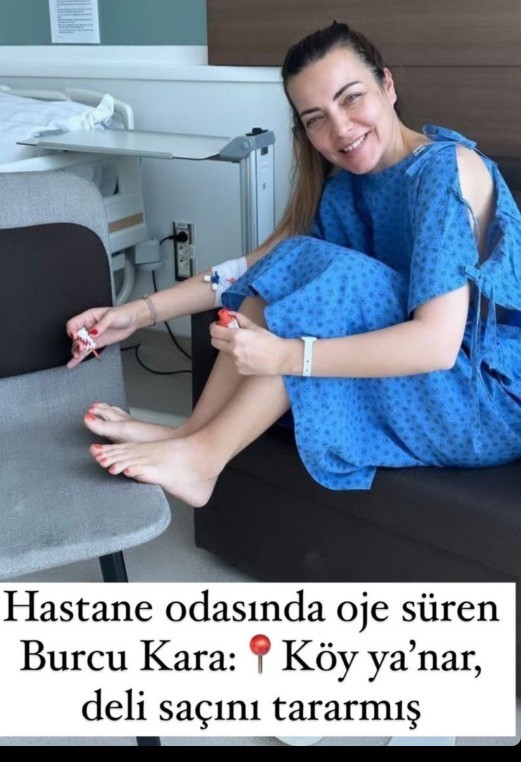 Hastane odasında oje sürer misiniz?