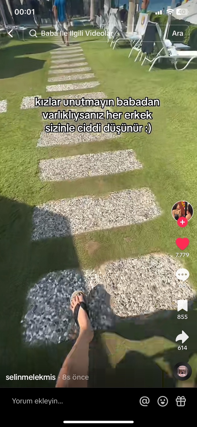 Yani babadan zengin olmadığımız için zengin koca hakkını da mı kaybettik?
