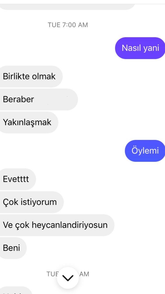 Ne diyor la bu?