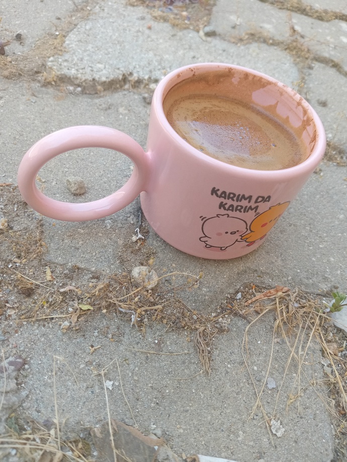 Kendime karım da karım mottolu fincan aldım djdjd