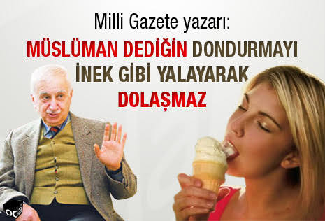 Dışarıda dondurma yalamak günah mı :d?