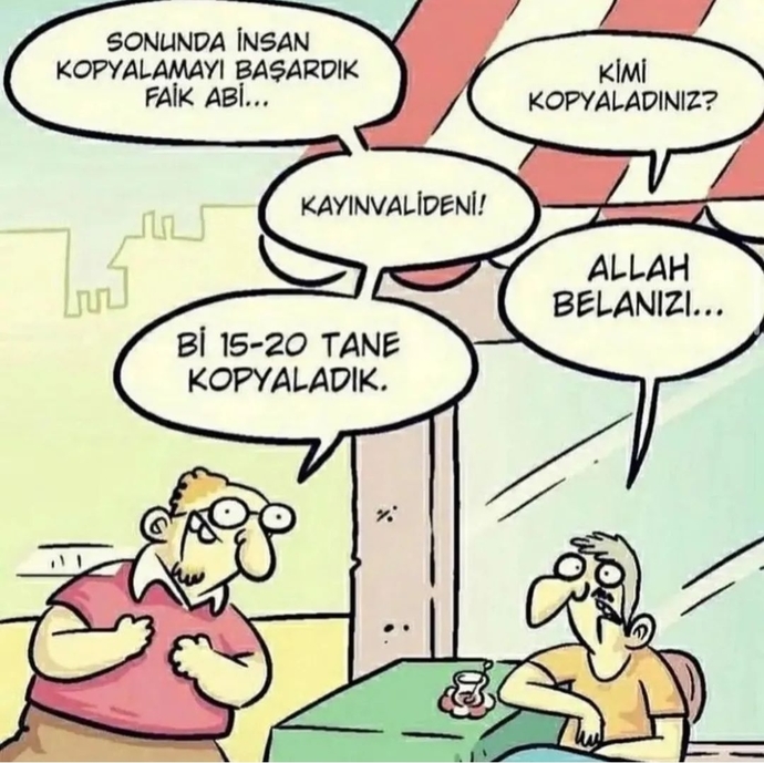 Kimin kopyasının olmasını isterdiniz?