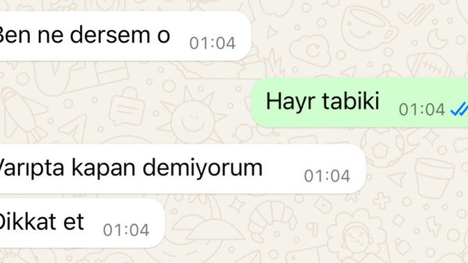Sevgilim kıyafetime karısıyor?