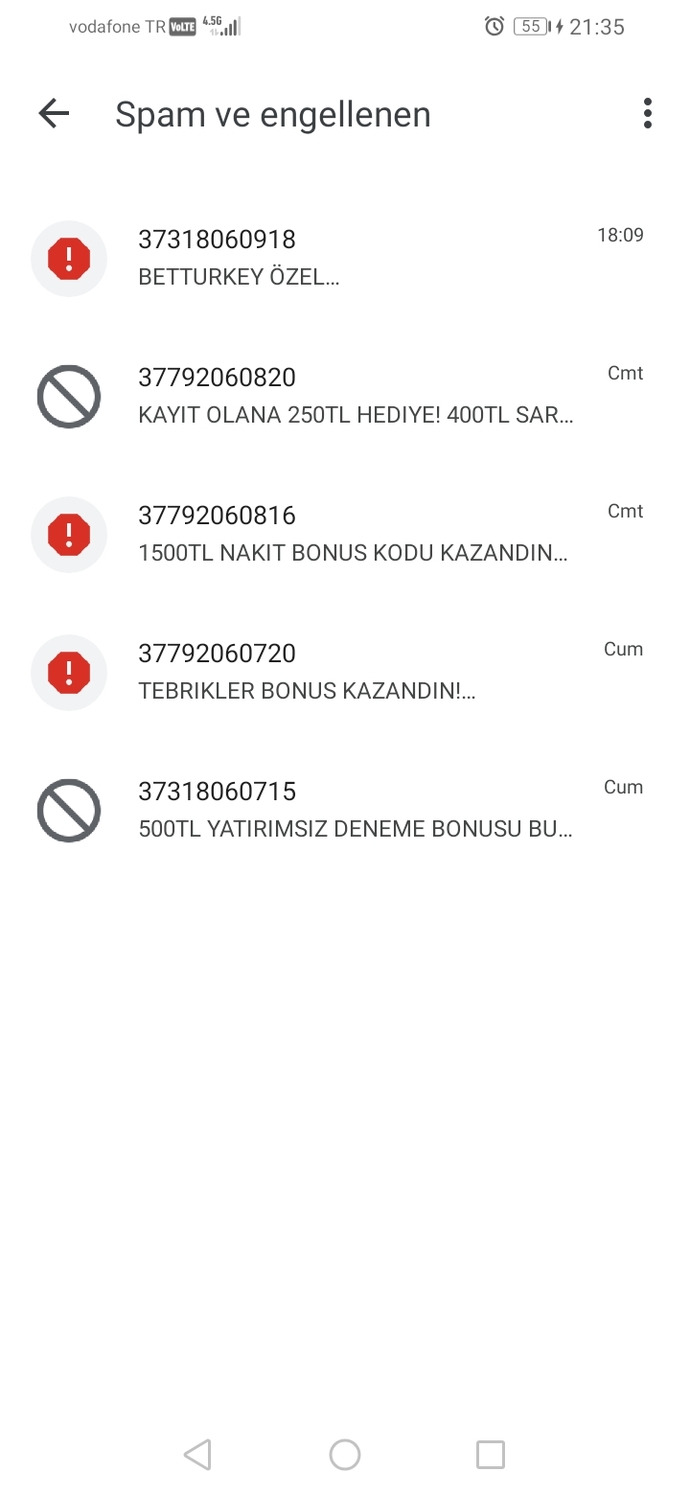 Bu * şeylerden nasıl kurtulurum zırt pırt mesaj geliyor. Engelliyorum başka yerden geliyor. Virüs gibi?