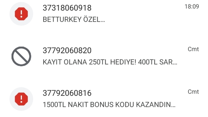 Bu * şeylerden nasıl kurtulurum zırt pırt mesaj geliyor. Engelliyorum başka yerden geliyor. Virüs gibi?