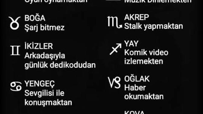 Burcuna göre telefonunun şarjı neden biter?