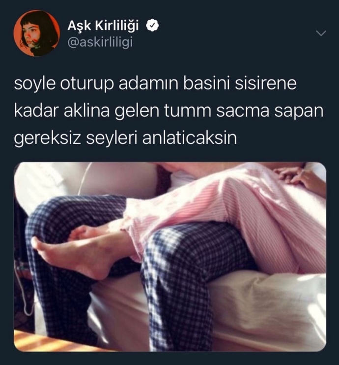 Sevgilisinin başının etini yemek gibi bir hayali olan üyeler el kaldırabilir mi?