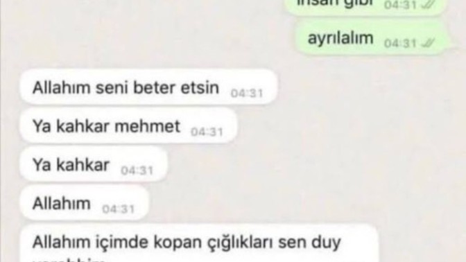 Aşağıdakilerden hangisi senlik ayrılma biçimi?