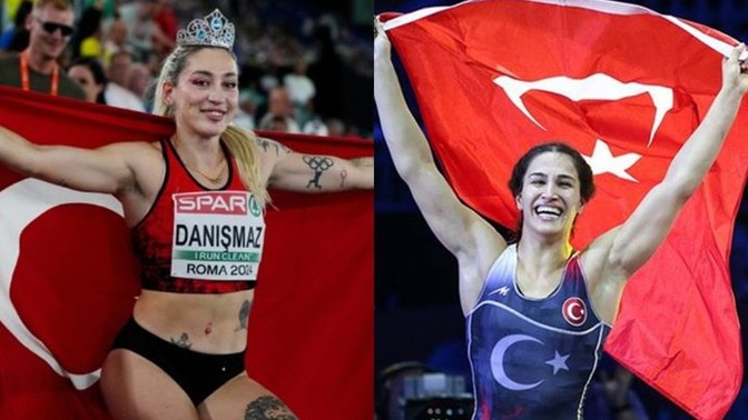 Milli sporcularımız Tuğba Danışmaz ve Buse Tosun Çavuşoğlu'ndan madalya geldi. Milli gururlarımız hakkında ne söylemek istersiniz?