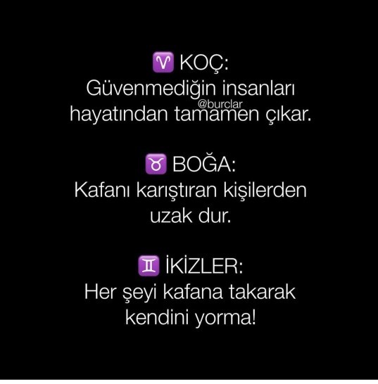 Burcunuza özel tavsiye?