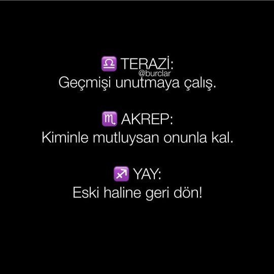 Burcunuza özel tavsiye?