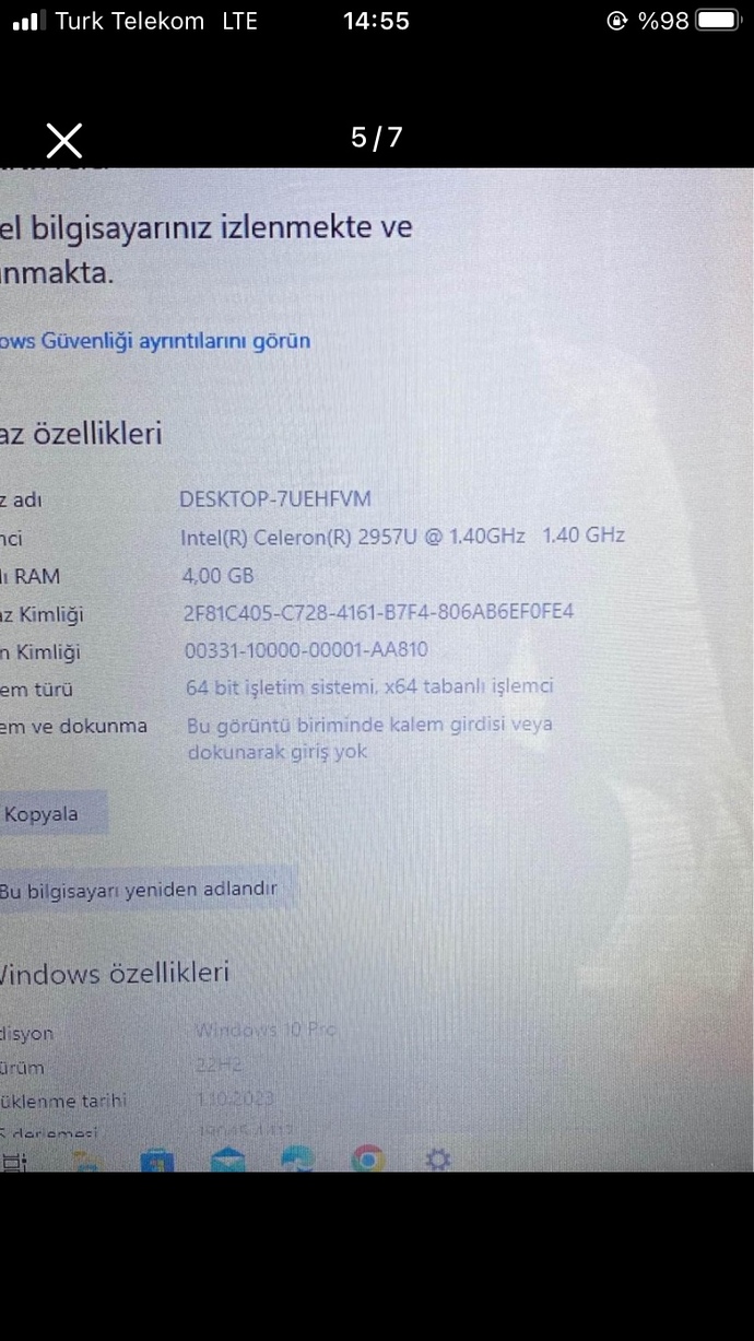 Arkadaşlar bilgisayardan anlayan bakabilir mi?
