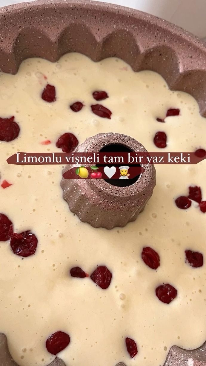 Meyveli kekleri sever misiniz, en sevdiğiniz hangisi?