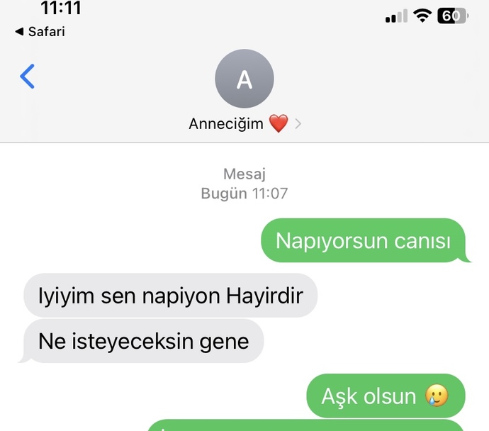 Sizin de anneniz böyle mi?