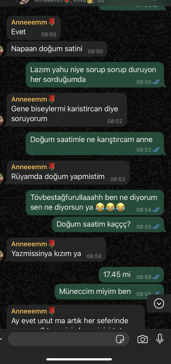 Sizin de anneniz böyle mi?