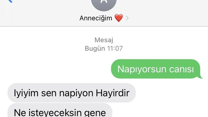 Sizin de anneniz böyle mi?