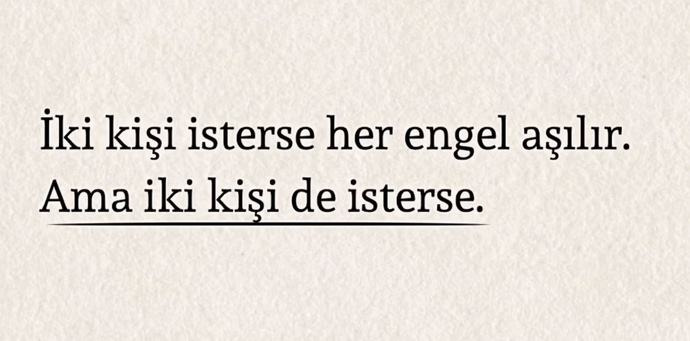 İnsan isterse bütün engeller aşılır mı?