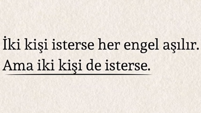 İnsan isterse bütün engeller aşılır mı?