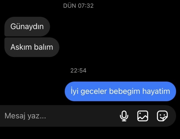 Cok saglikli bir ilişkimiz var dimi?