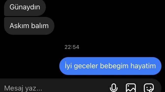 Cok saglikli bir ilişkimiz var dimi?