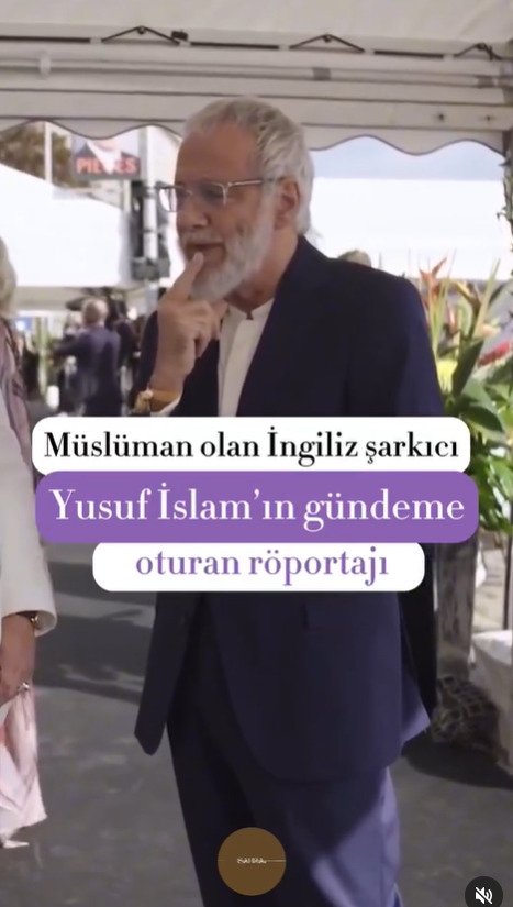 Müslüman olan İngiliz şarkıcı Yusuf İslamın ropörtajı hakkında ne düşünüyorsunuz?