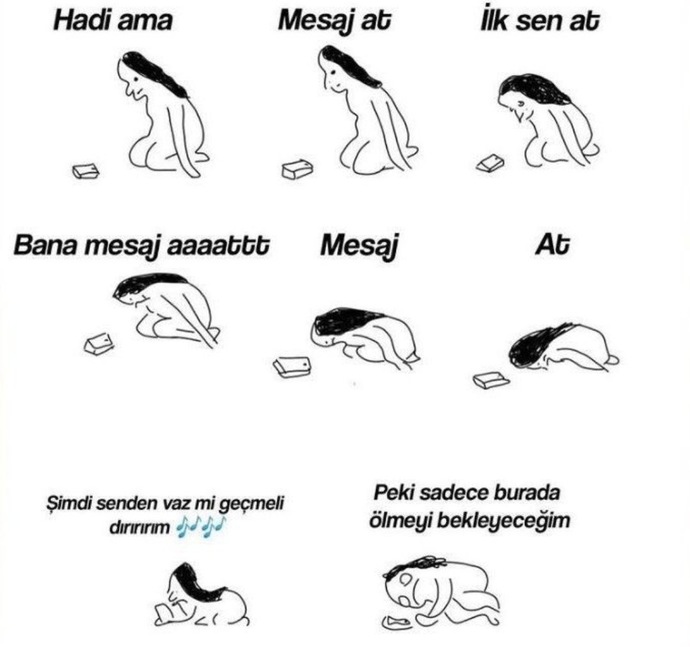 O mesajı siz atar mısınız?