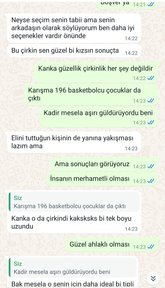 Konuştuğum kişinin fotoğrafını attım ve arkadaşımın tepkisi... Art niyet aramalı mıyım?
