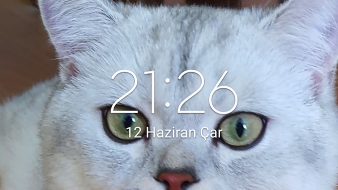 Kilit ekranım nasıl :D?