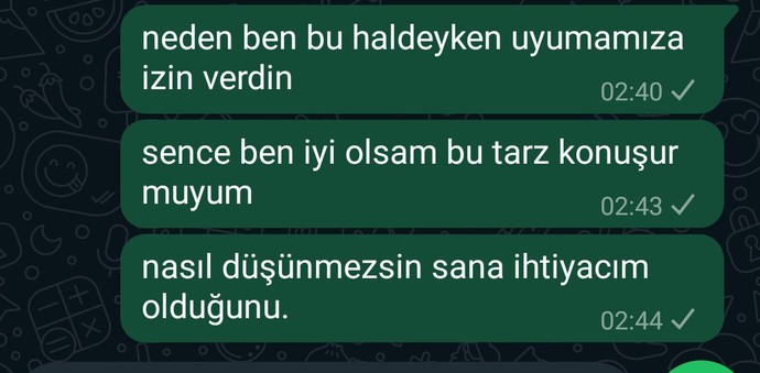 Sizce düşünmek mi istemedi?