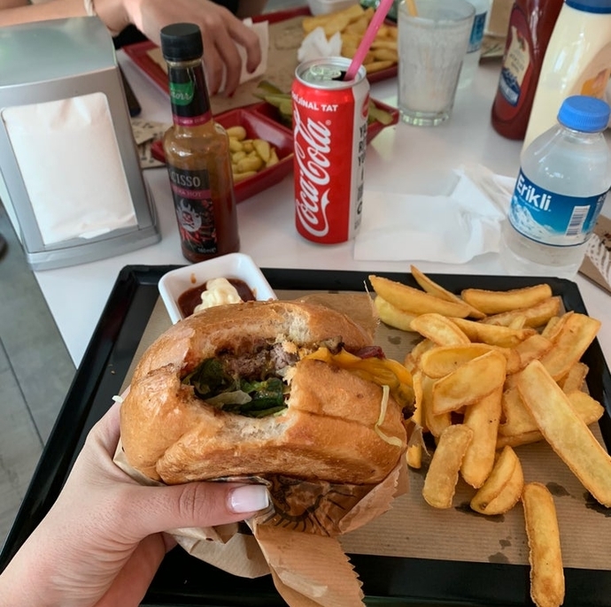 Hamburger menüyü 500 TLye yerken acaba pahalı mı diye düşündüm. Sizce pahalı mı?