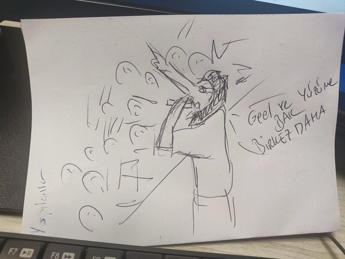 Sizleri ressam kişiliğim ile selamlıyorum, günlerdir üzerinde çalıştığım nadide çiftten bi mutlu kare, nasıl olmuş?🤭🤭?