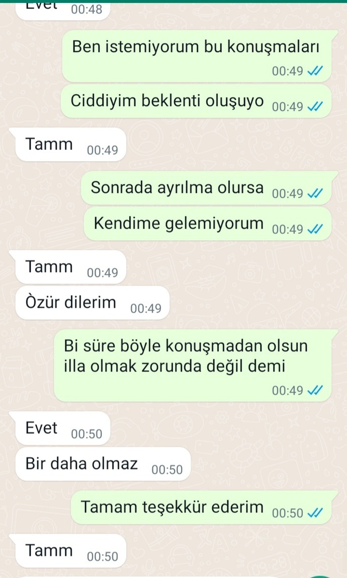 Şu sekilde konusan erkek seviyormudur ,?