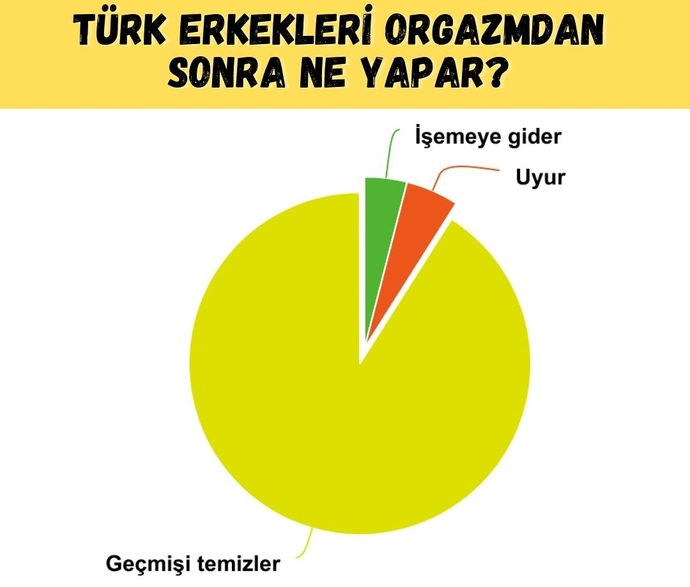 Türk erkekleri orgazm sonrası ne yapar?