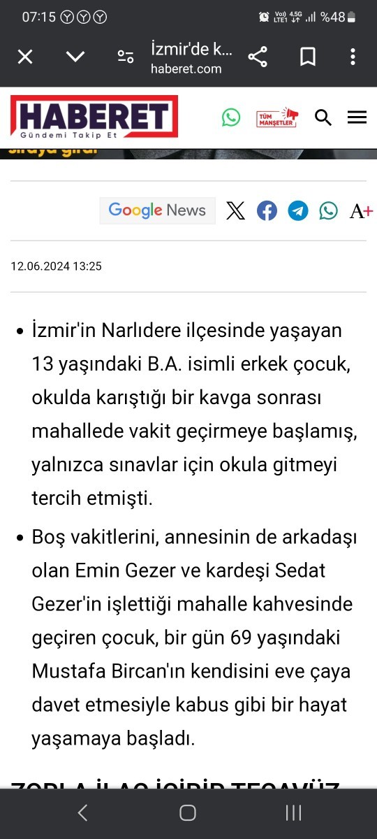 13 yaşındaki çocuk kahvede tecavuze uğradı yorumları bekliyorum?