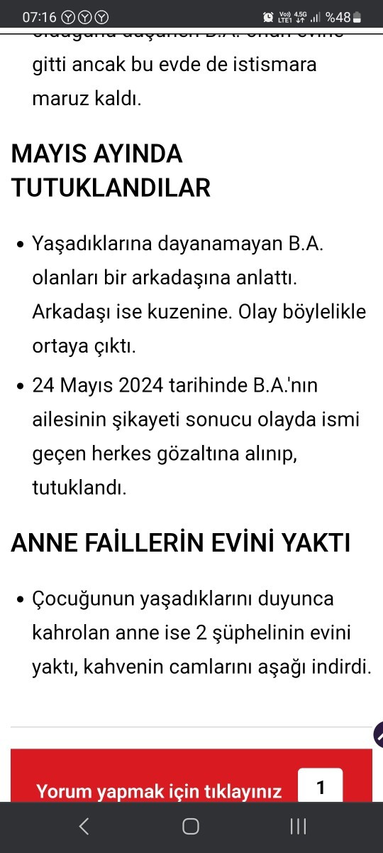 13 yaşındaki çocuk kahvede tecavuze uğradı yorumları bekliyorum?