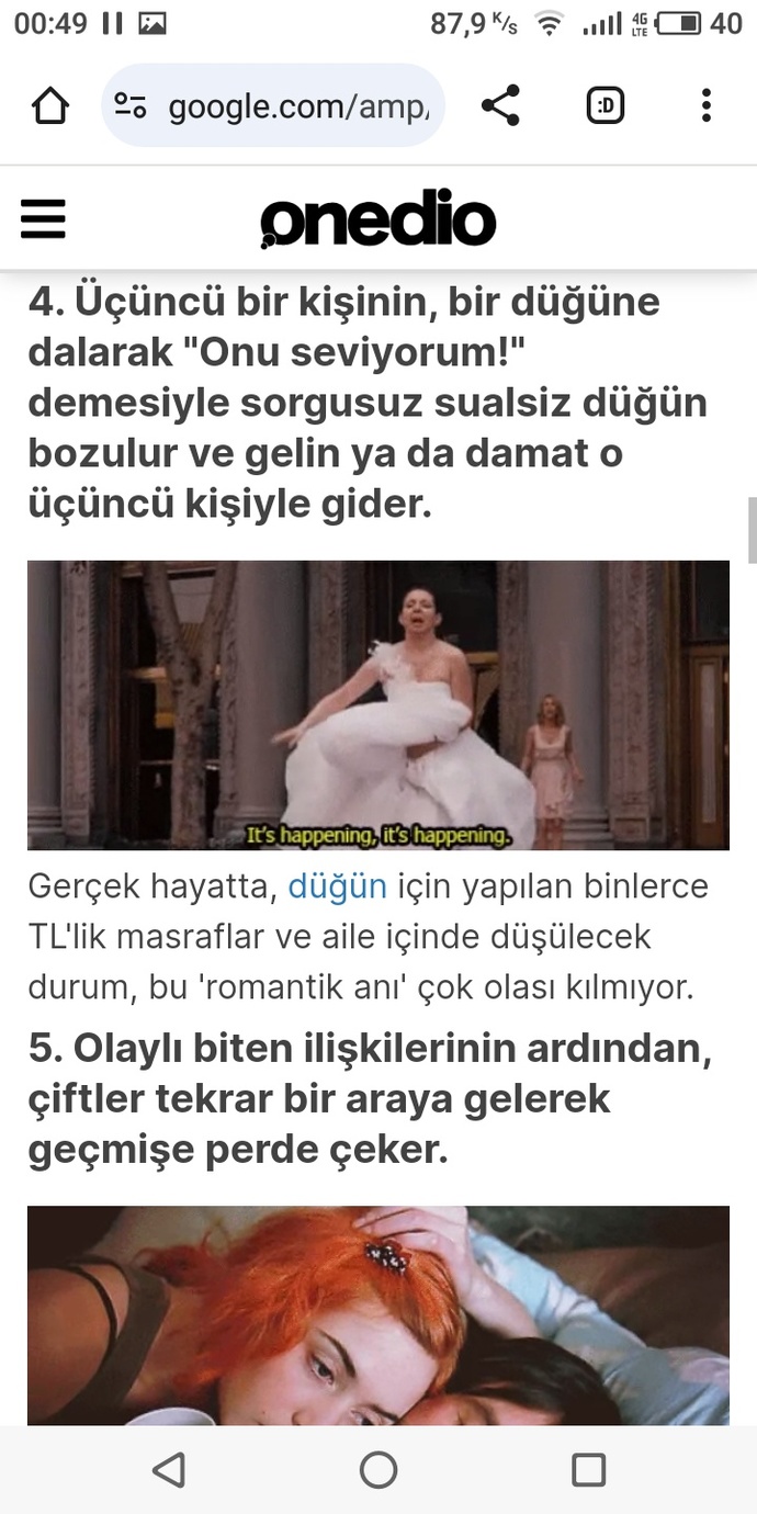 Sizce böyle bir an gerçek hayatta da yaşanabilir mi?